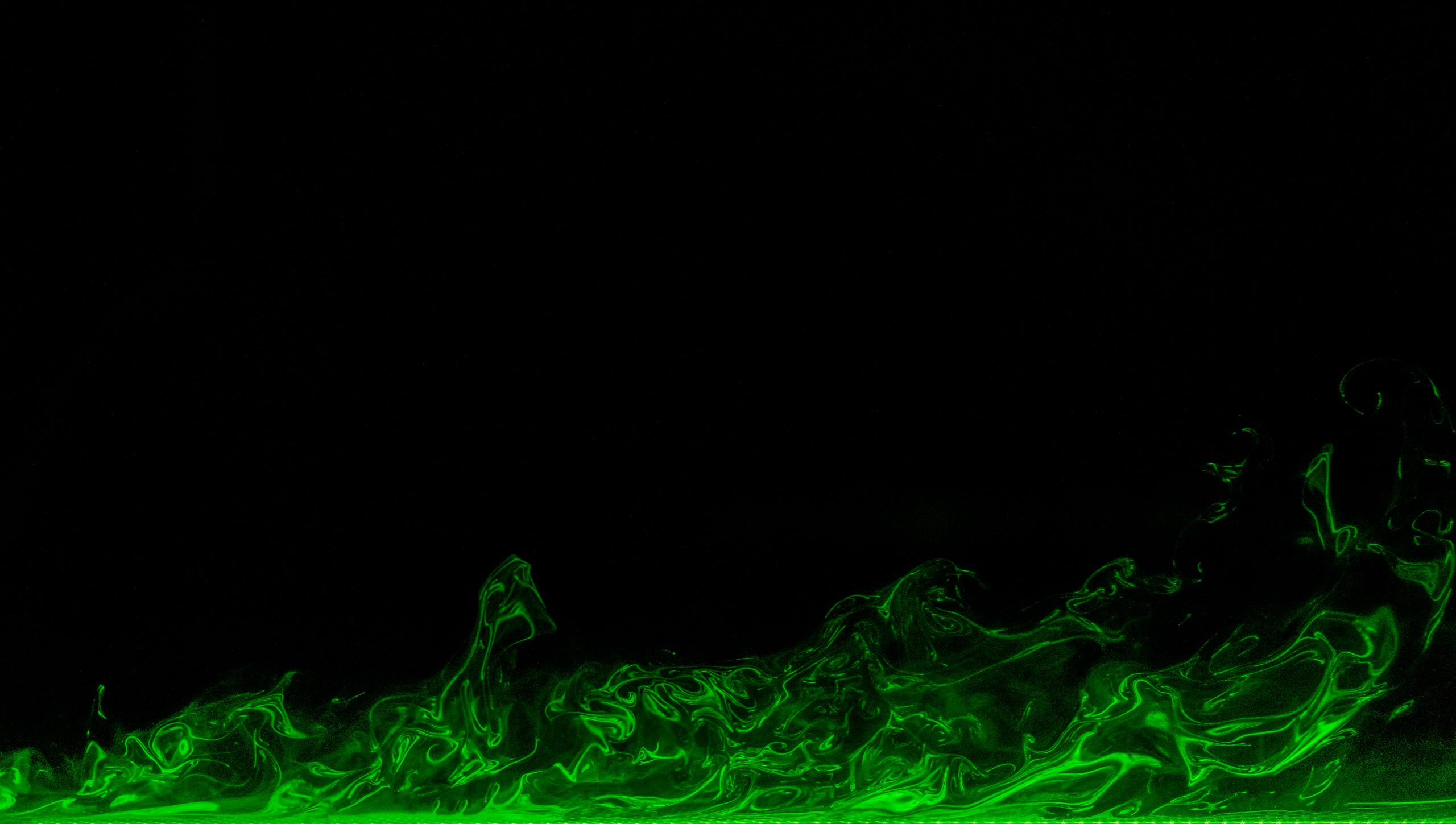 Laser light sheet picture of a turbulent boundary layer flow. Laser light sheet picture of a turbulent boundary layer flow.